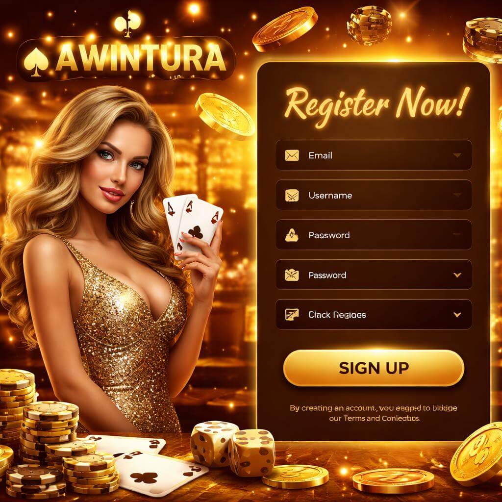 AWINTURA mobile login interface for user account access